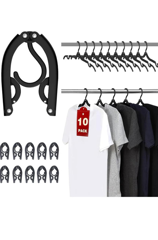 Foldable Portable Travel Hanger-Space Saving Clothes Hanger